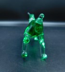 green glass horse c